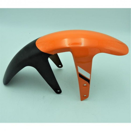 Garde boue avant orange (sticker blanc/noir) TSX Vmoto Super Soco - Pièces détachées d'origine - Petit prix