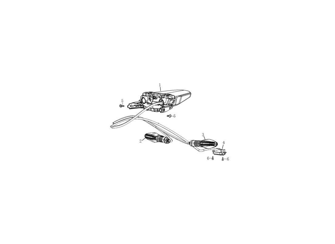 Pièce détachée Feu arrière Super Soco TS Hunter