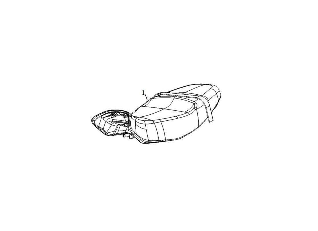 Pièce détachée Selle Super Soco TC Wanderer Pro