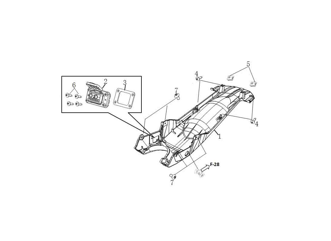 Pièce détachée Passage de roue Super Soco TC Wanderer Pro