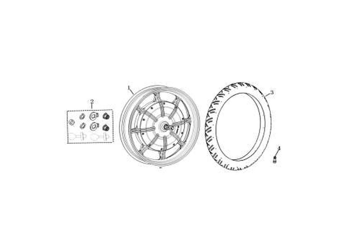 Pièce détachée Moteur roue arrière Super Soco Vmoto CU Mini