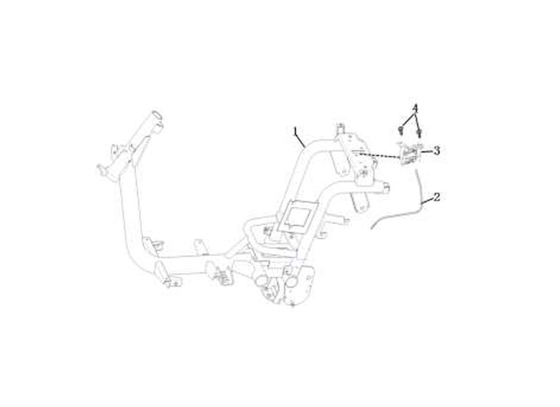 Pièce détachée Cadre Super Soco Vmoto CU Mini