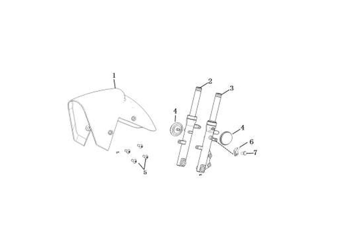 Pièce détachée Fourche avant Super Soco Vmoto CU Mini