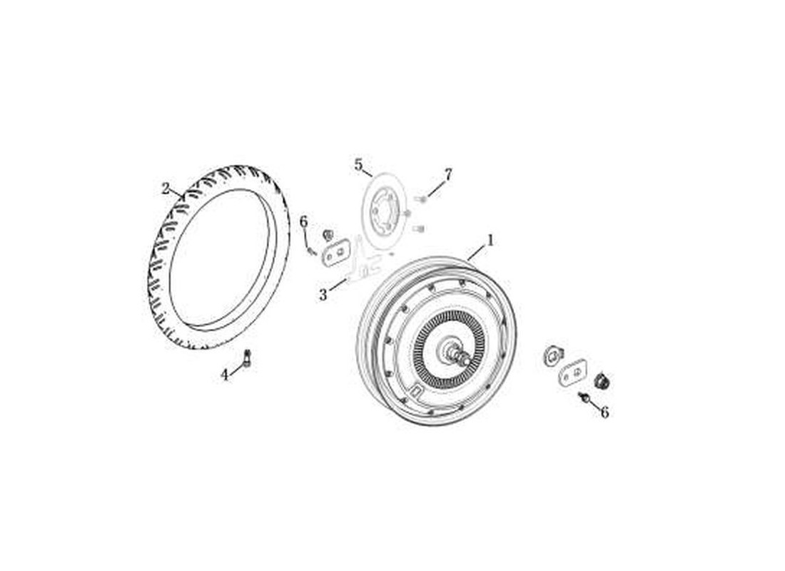 Pièce détachée Moteur roue arrière Super Soco CUX