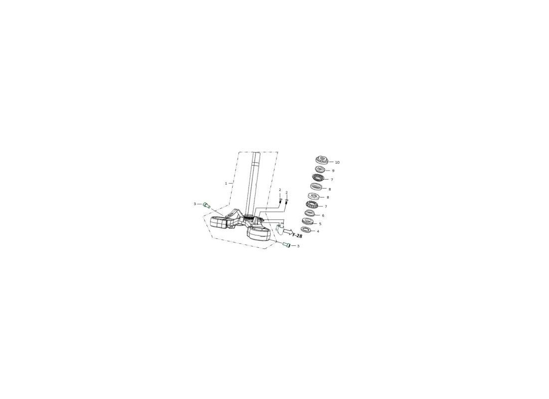 Pièce détachée Té de fourche Vmoto Super Soco TC Wanderer